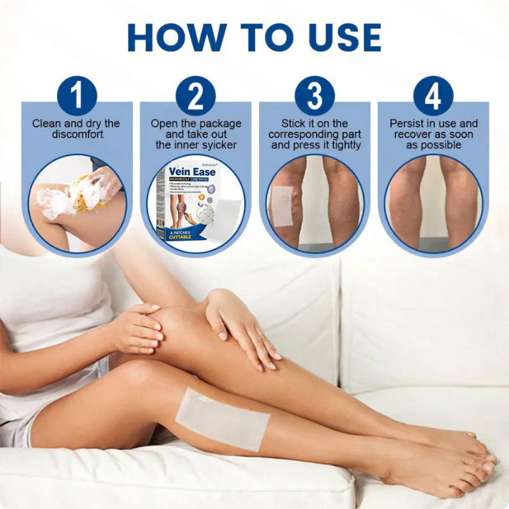 🔥🇺🇸👨‍⚕️✅Natravor® VeinEase Microneedle Care Patch⚡Instant Relief, Long-Term Results