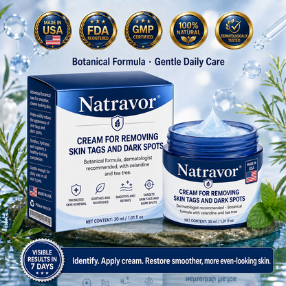 Natravor® 7-𝐃𝐚𝐲 𝐒𝐤𝐢𝐧 𝐓𝐚𝐠 & 𝐒𝐩𝐨𝐭 𝐄𝐫𝐚𝐬𝐞𝐫 𝐂𝐫𝐞𝐚𝐦 (Zero Pain, Zero 𝐒𝐜𝐚𝐫𝐬 Formula) 💎